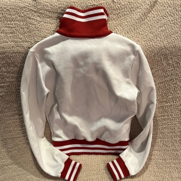TNA Red & White Varsity Retro Jacket XXS - Picture 2 of 10